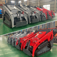 Derette v1000 avec puissant moteur diesel Kubota pour mini chargeuse compacte sur chenilles