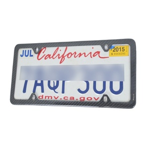 US Standard Car Number Plate Holder,Wholesale US Spec 100% Carbon Fiber <b>License</b> Plate Holder - Product Image 6