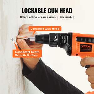 DB, venta al por mayor, 20V Max, Kit de pistola de tornillo para paneles de yeso, 4200RPM, sin escobillas, inalámbrico, 2 paquetes de baterías y cargador para bricolaje - Product Image 5