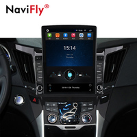 NaviFly Android9.0 Quad Core 1 + 16G TS100 grand écran partagé lecteur multimédia de voiture pour Hyundai sonata 2011-2015 Gar radio vidéo