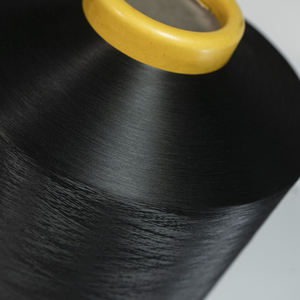 Giá Rẻ Giá nhà máy bán hàng trực tiếp <span class=keywords><strong>polyester</strong></span> sợi màu sợi <span class=keywords><strong>dty</strong></span> 150D/48F DOPE nhuộm đen bán ngu si đần độn S <span class=keywords><strong>Twist</strong></span> Sim AA lớp - Product Image 2