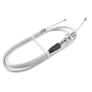 Cable de Acelerador Qiangye Universal para Motocicletas de 50CC-250CC, Cable de Modificación Plateado con Control de Giro - Product Image 4