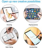 Stylet actif pour Android, en aluminium, intelligent, pour écran tactile, avec 15 heures d'autonomie pour tablette