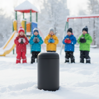 Boîte à Déjeuner Portable Personnalisée avec Logo, Pot Alimentaire Isotherme en Acier Inoxydable à Double Paroi, Contenant de Stockage pour Aliments, Tasses à Café
