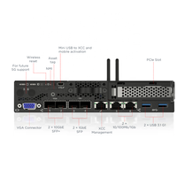 Server Komputasi Tepi Yang Dibuat dengan Tujuan ThinkSystem SE350 Edge Server 1-Soket Pada Prosesor Tel Xeon D-2100