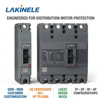 Disjoncteur modulaire thermomagnétique LAKINELE EZC400N4P 400A 36KA 690V, type fixe, protection de distribution d'énergie