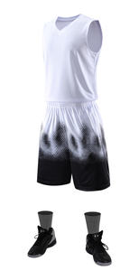 Maillot de <span class=keywords><strong>basket</strong></span>-ball sans manches pour enfants, vêtements de sport respirants pour bébé <span class=keywords><strong>bleu</strong></span> <span class=keywords><strong>marine</strong></span> - Product Image 5