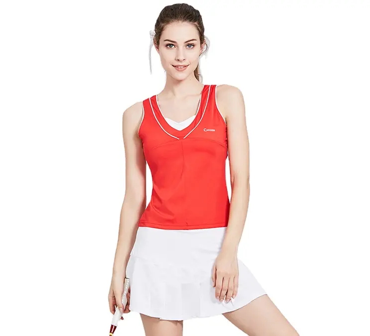 High Quality Uniforme de Tennis Ladies Slim Fit Quick Dry Tennis Dress Netball Dresses Golf Wear