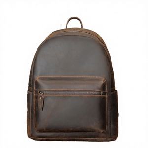 Mochila de Cuero Genuino con Logotipo Grabado Personalizado, Estilo Vaquero Abierto Vintage para Hombre, con Estilo Japonés e Inglés - Product Image 4