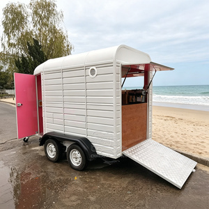 Modern Horse <b>Box</b> With Serving Window And Storage For Pop Up Events Street Food Cart - Product Image 6
