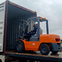 WGZN Robuster Diesel-Gabelstapler für Außenbereich-Ladungstransfer, Baustellenbedarf und Schwerlasthandling