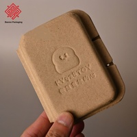 Boîtes en papier pulpe biodégradable écologiques pour l'emballage de bijoux, accessoires, articles de première nécessité, bagues, colliers, savon artisanal