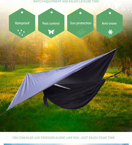 Carpa impermeable personalizada para acampar al aire libre, dosel, <span class=keywords><strong>hamaca</strong></span> táctica, lona, Kit para 2 personas, <span class=keywords><strong>hamaca</strong></span> colgante, tienda columpio - Product Image 6