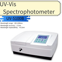 Espectrofotómetro UV5100B Analizador de espectro óptico visible UV