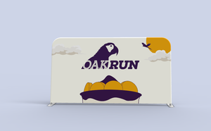 Housses de barrières de contrôle de foule réutilisables personnalisées avec impression couleur intégrale, signalétique en tissu pour événements sportifs et courses - Product Image 2