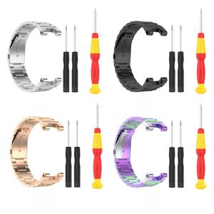 Correa de Acero Inoxidable para <span class=keywords><strong>Amazfit</strong></span> <span class=keywords><strong>T</strong></span>-<span class=keywords><strong>Rex</strong></span> A1918, Correa de Reloj para Huami <span class=keywords><strong>Amazfit</strong></span> <span class=keywords><strong>T</strong></span> <span class=keywords><strong>Rex</strong></span> <span class=keywords><strong>Pro</strong></span>, Accesorios para Reloj - Product Image 3