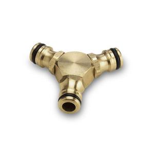 KAERCHER - 2.645-101.0 Three-way brass connector - EAN 4039784368491 AIR <b>TOOL</b> ACCESSORIES - Product Image 1