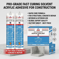 Scellant acrylique multi-usages pour usage professionnel et résidentiel, étanche et durable