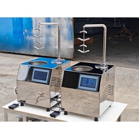 Machine à chocolat fondu multifonctionnelle de bureau avec double robinet et distribution par flux continu