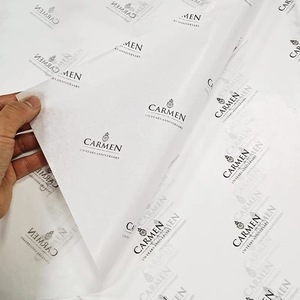 Free Design Wholesale 17gsm/22gsm <strong>Cheap</strong> Custom Printed LOGO T-shirt Clothes <strong>Wrapping</strong> Tissue <strong>Paper</strong> - Product Image 5