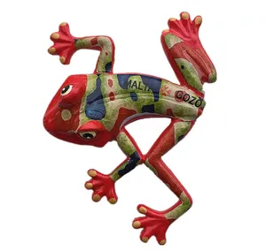 Resin 3D refrigerator magnet Frog Gozo Malta Collection souvenirs