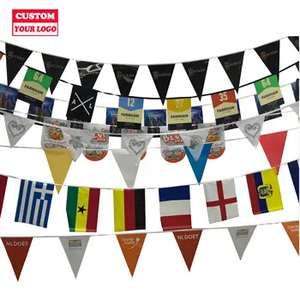 <span class=keywords><strong>2022</strong></span> Football Bunting Drapeaux Personnalisé Pays national étanche String Flag - Product Image 4