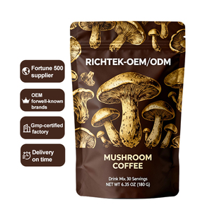 6 in 1 Mushroom <strong>Coffee</strong> Cordyceps Lion's Mane Shiitake King Trumpet Turkey Tail Reishi MCT Oil <strong>Coffee</strong> - Product Image 1