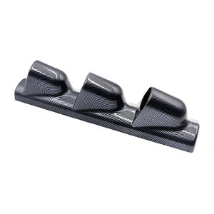 Universal 3-Hole Carbon Fiber Instrument <b>Panel</b> Bracket 52mm A-Pillar Racing Cover for Left-Hand Drive Cars <b>Panel</b> <b>Meters</b> Product - Product Image 4