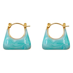 Handbag Style Drop Earrings Geometric Shape Zinc Alloy Women's Fashion Jewelry - Product Image 5
