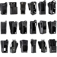 Étui de transport en cuir rigide RLN5383A RLN5383 avec boucle de ceinture fixe pour talkie-walkie Motorola DP1400 CP200D P3668I CP180