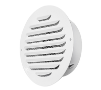 Grille d'aération murale extérieure moderne en acier inoxydable SS304 durable, étanche, avec moustiquaire, pour entrepôt