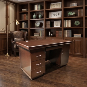 Muebles de oficina de lujo para personal de madera, escritorio de oficina, Mesa Ejecutiva pequeña, conjunto de mesa y silla de ordenador - Product Image 1