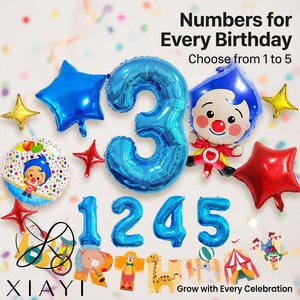 Nuevo Set de Globos de Aluminio de <span class=keywords><strong>Payaso</strong></span> <span class=keywords><strong>Plim</strong></span> para Fiestas, Cumpleaños, Eventos, Disfraces, Navidad, Venta al por Mayor para Niños - Product Image 1