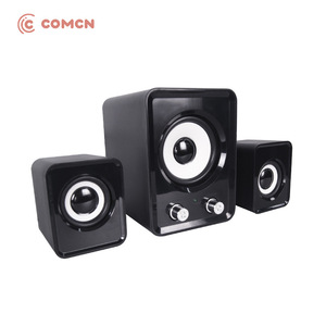 ระบบลำโพงคอมพิวเตอร์ Comcn 2.1 แชนแนล พร้อมซับวูฟเฟอร์และปุ่มควบคุมสำหรับใช้งานกับเดสก์ท็อป - Product Image 1