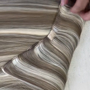 Extensiones <span class=keywords><strong>de</strong></span> Cabello con Clip Tipo <span class=keywords><strong>Pulpo</strong></span> al por Mayor, 100% Cabello Humano Virgen Europeo <span class=keywords><strong>de</strong></span> Doble Trama y Puntas Gruesas, Teñido para Todos los Colores - Product Image 3