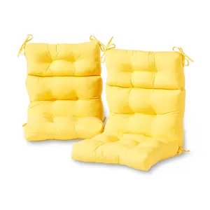 Wholesale Polyester Non-slip Waterproof Seat Cushions Fluffy Patio Furniture Cushion Outdoor Chaise Lounge Cushion