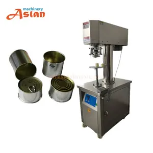 Small semi-automatic beer can sealing machine plastic food can sealing machine