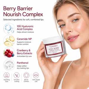 Mascarilla Labial Nocturna Reparadora, Suavizante, Hidratante Intensa y Voluminizadora con Extracto de Bayas para <span class=keywords><strong>Labios</strong></span> Secos y Agrietados - Product Image 4