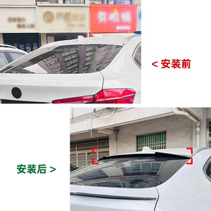 Bmw Rear Spoiler Piano <b>Black</b> Carbon Fiber Texture Ducktail Trunk <b>Wing</b> For X6 F16 2015 2019 - Product Image 4