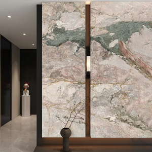 Losas de Mármol Rosa Natural de Lujo de 1.8/2 cm, Pulido Cuatro Estaciones de Italia, Paneles de Gran Formato para Cocina y Villa - Product Image 4