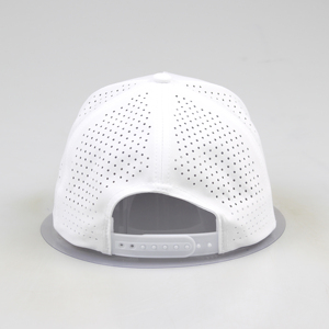 Prezzo di fabbrica Custom 5 pannello perforato foro di taglio Laser impermeabile tinta unita moda contratto esterno Gorras cappello da Golf Unisex - Product Image 3