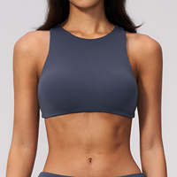 Article populaire : Brassière de sport à dos ouvert avec coussinets, en Nylon Spandex, style débardeur, pour Pilates, Tennis et entraînement sportif toutes saisons
