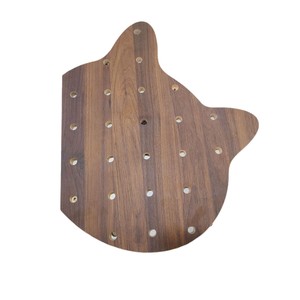 Solid Wood Pegboard <b>Wall</b> Shelf Cat Head Shape Children's <b>Hanging</b> <b>Storage</b> Rack For Front Door Display Organizer - Product Image 5