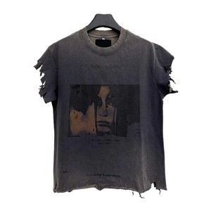 Finch Garment Heavyweight Acid Wash <strong>Cropped</strong> Boxy Vest Streetwear Distressed Sleeveless T-shirt Custom <strong>Top</strong> Tanks <strong>for</strong> <strong>Men</strong> - Product Image 1