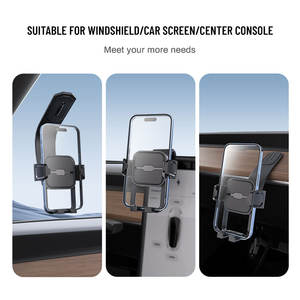 ยูนิเวอร์แซล 360 °   ที่วางโทรศัพท์แบบหมุนได้ - ที่ยึดติดกับคอนโซลรถยนต์และโต๊ะทำงานด้วยกาวเหนียวพิเศษสำหรับโทรศัพท์ทุกรุ่น ขนาด 6.5-10.5 ซม. ปรับได้ - Product Image 6