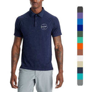 Men's Unisex Casual Short Sleeve for Polo Hot Selling Solid Pattern Printed T-Shirt Custom Logo Plain Dyed Anti-Pilling
