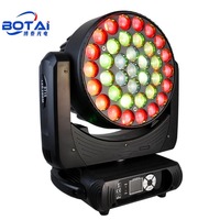 BOTAI 37x15W RGBWA 5in1 Zoom tête mobile DMX512 contrôle et zoom motorisé pour scène/théâtre lavage FX