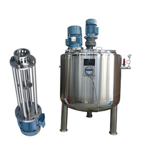 Équipement de fabrication de gels à haute viscosité, émulsifiant sous vide pour teinture à sourcils, machine homogénéisatrice, cuve de mélange pour gloss à lèvres - Product Image 6