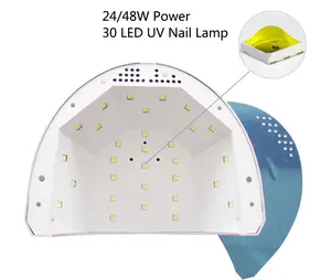 2022 usine Vente Divers Largement Utilisé Séchage Électrique 48w Uv Lumière Nail Lampe Led