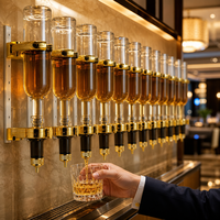Distributeur de parfum rotatif doré à 12 têtes / Machine de remplissage d'huiles essentielles pour bar à parfums de mariage